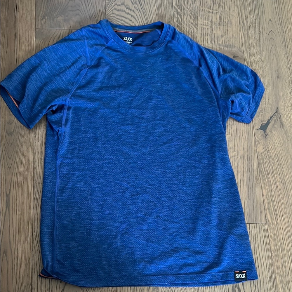 Saxx Blue Short Sleeve Tee Classic Fit